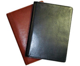 black and British tan classic leather planners